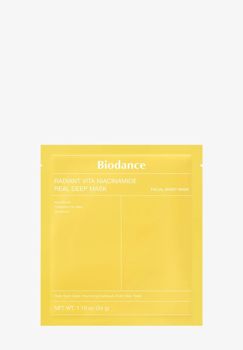 Radiant Vita Niacinamide Real Deep Mask – Masque Illuminateur Et Unifiant