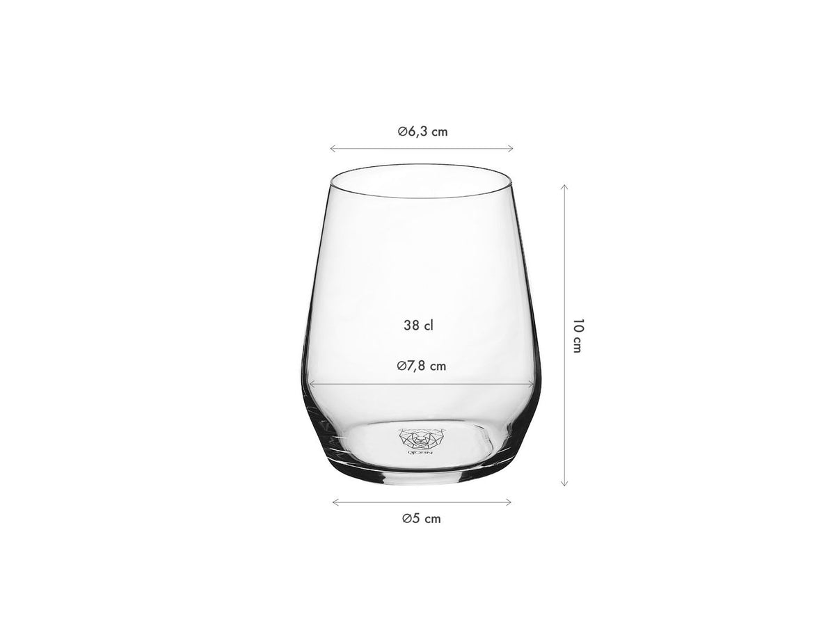 Nude - 6 Dricksglas - Lagom