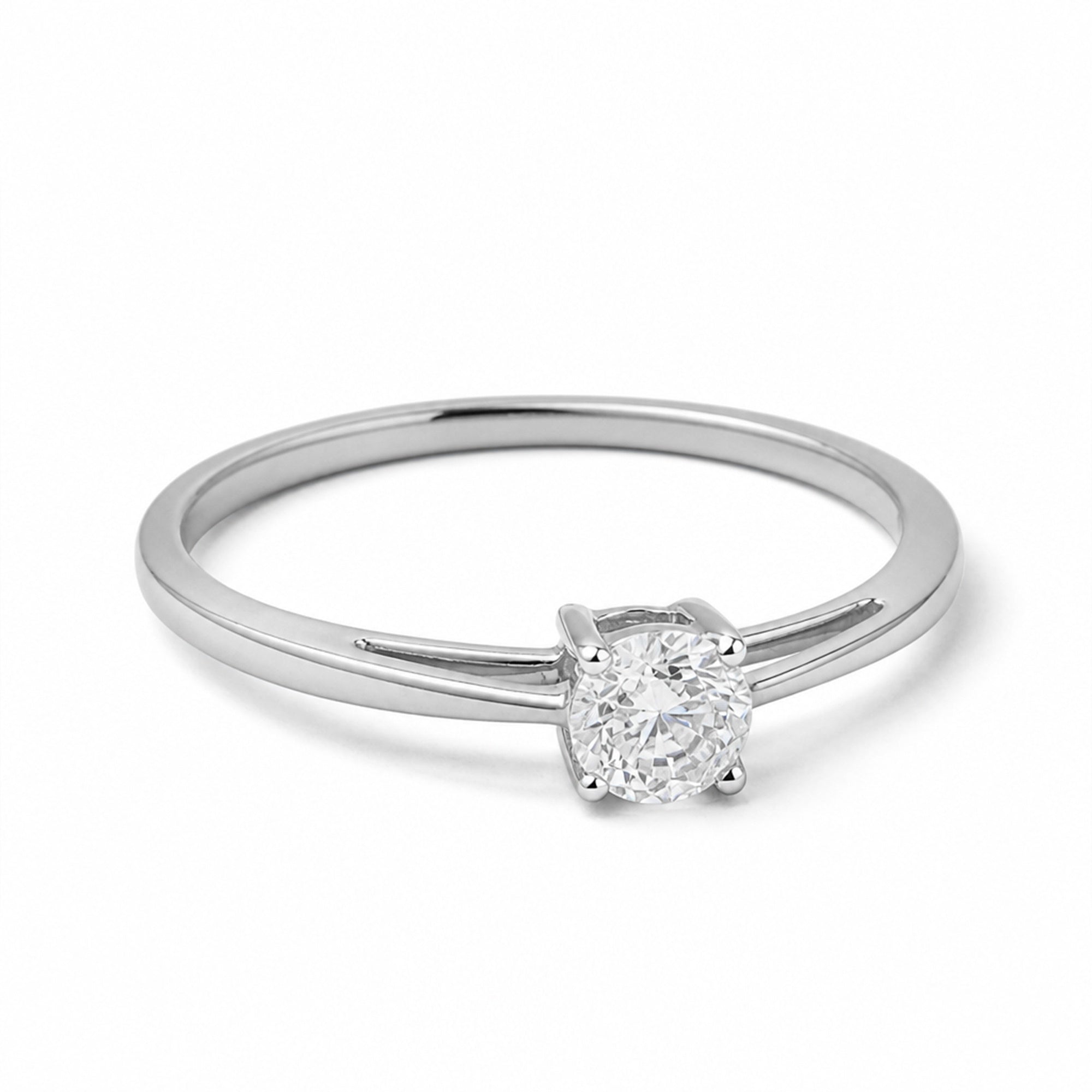 Bague Solitaire "Evidence" D0,3/1