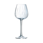 Swirly - 8 Verres À Pied - Verre - 35Cl - Cristal D'Arques