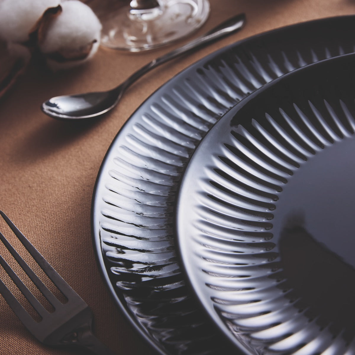 Cottage - Vajilla De 18 Piezas - Negro - Luminarc
