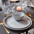 Diwali - Service De Table 24 Pièces Marbre Et Gris - Luminarc