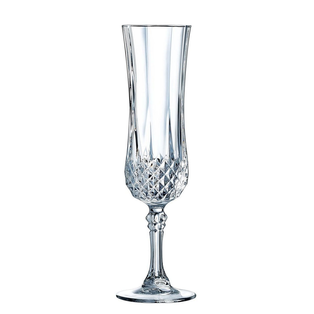 Longchamp - Juego De 24 Piezas, Copas, Copas De Champán Y Vasos De Agua - Cristal D'Arques