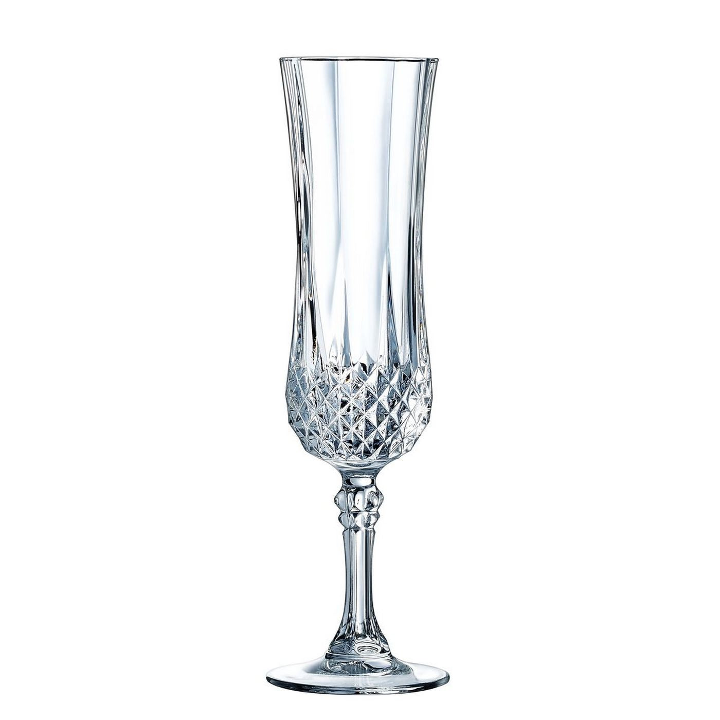 Longchamp - Juego De 24 Piezas, Copas, Copas De Champán Y Vasos De Agua - Cristal D'Arques