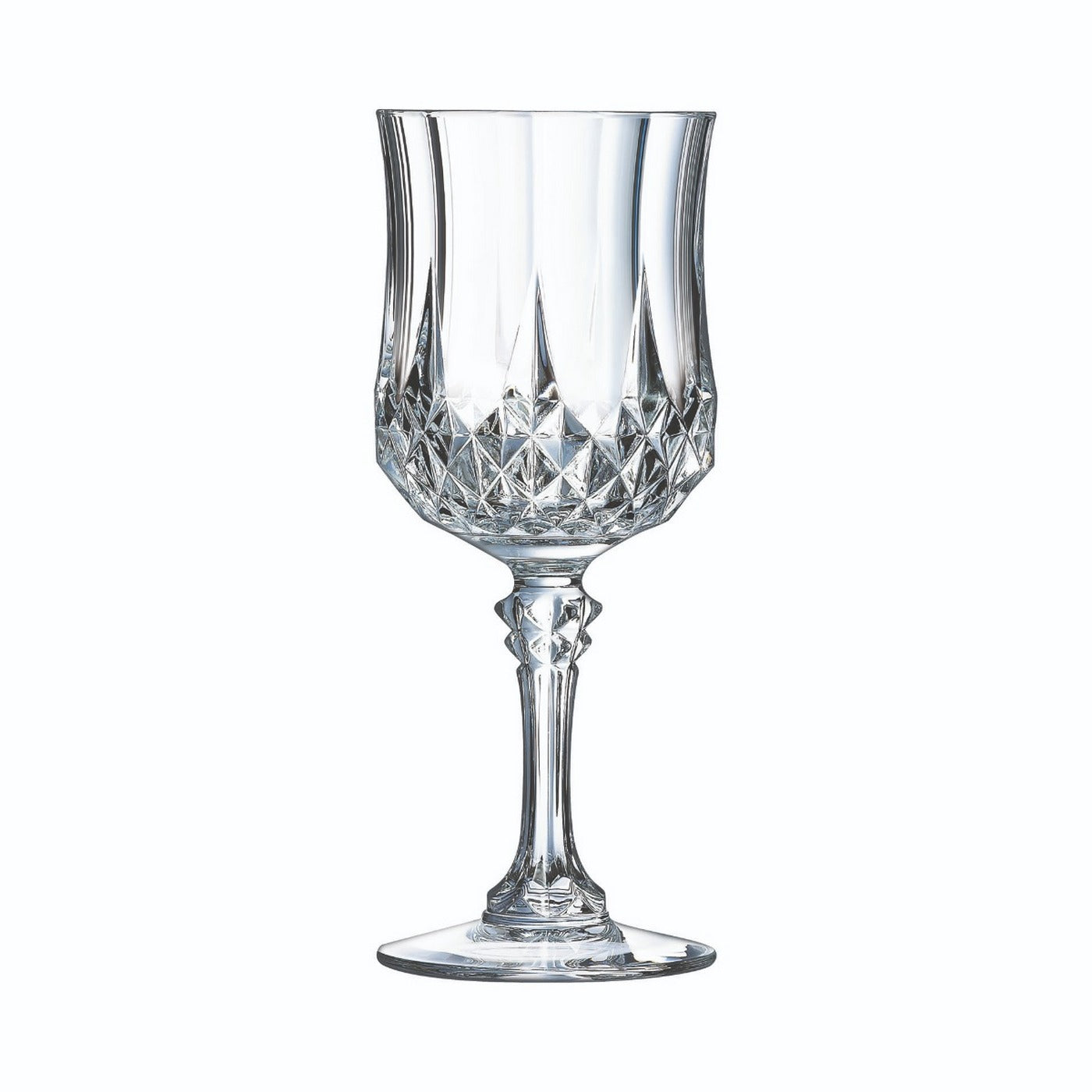 Longchamp - Juego De 24 Piezas, Copas, Copas De Champán Y Vasos De Agua - Cristal D'Arques