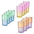 Candy Mix - Juego De 18 Vasos - Multicolor - 32Cl - Luminarc
