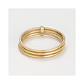 375/1000 Yellow Gold “Trinity” Ring