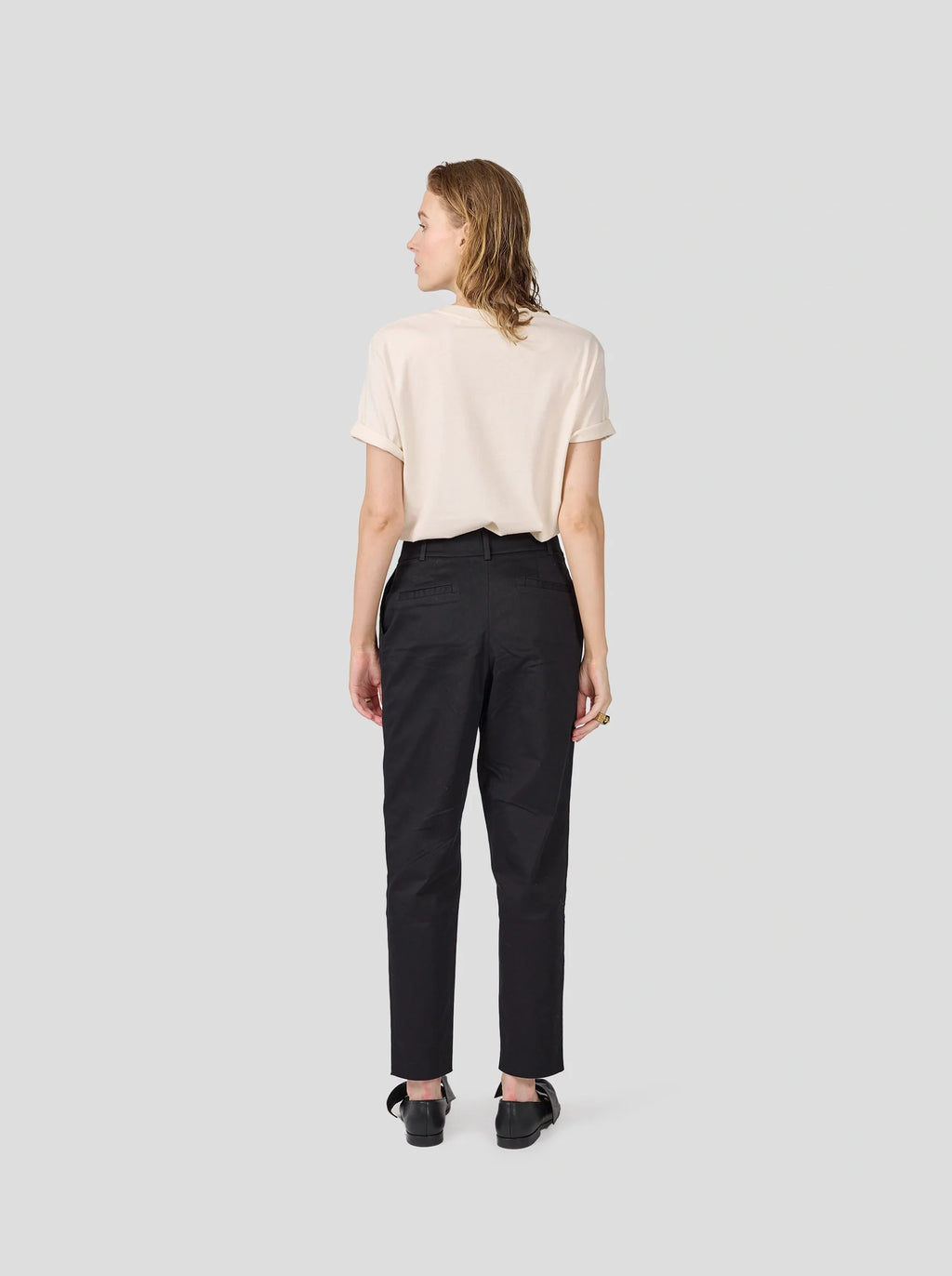 Pantalon Gabriel En Coton Noir