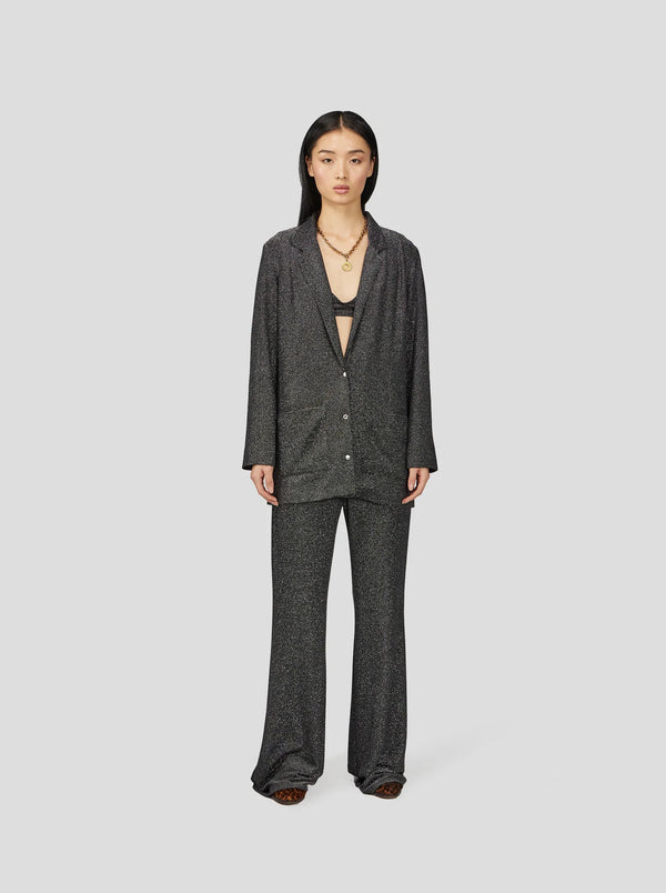 Sonny Crockett-blazer I Sølvfarvet Constellation-strik