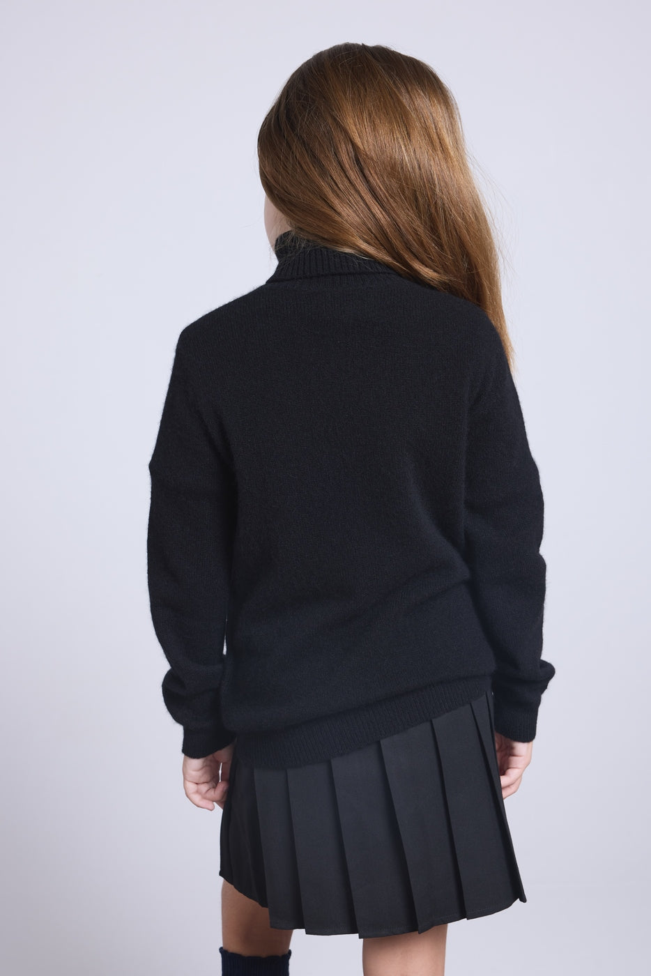 Roll-Neck Jumper Blush - Black - Children
