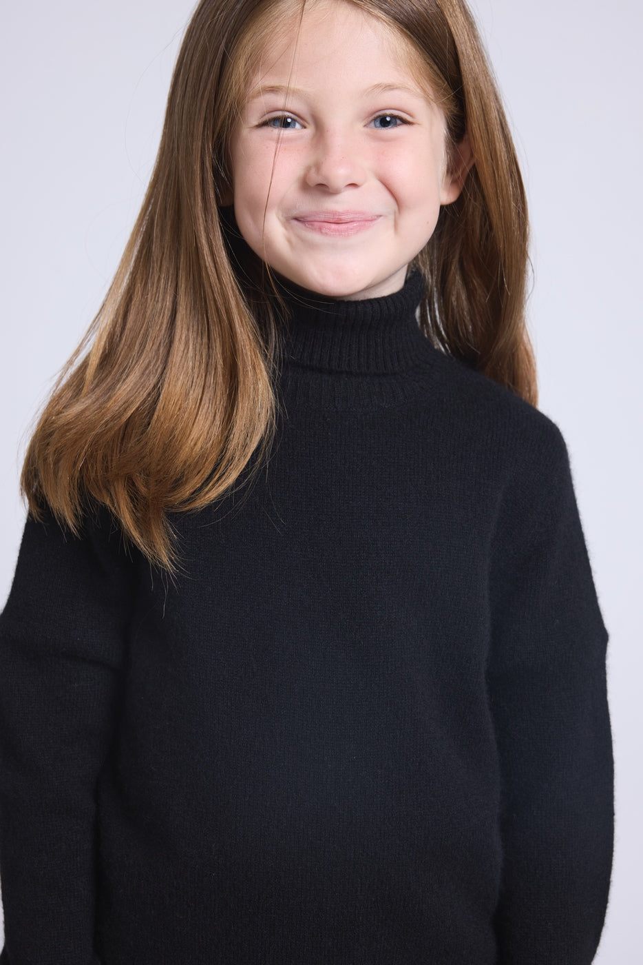 Roll-Neck Jumper Blush - Black - Children