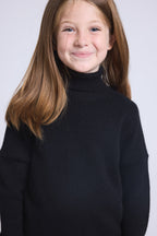 Roll-Neck Jumper Blush - Black - Children