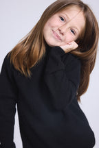 Roll-Neck Jumper Blush - Black - Children