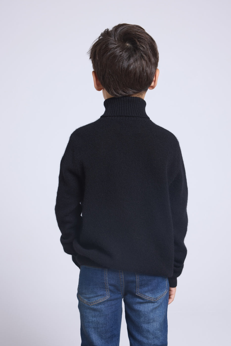 Roll-Neck Jumper Blush - Black - Children
