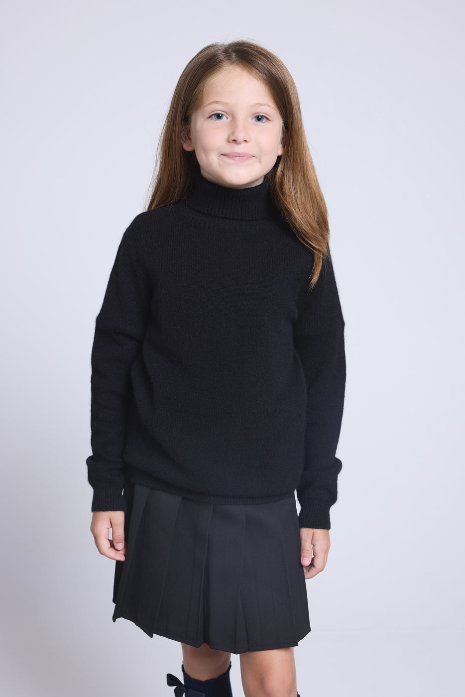Roll-Neck Jumper Blush - Black - Children