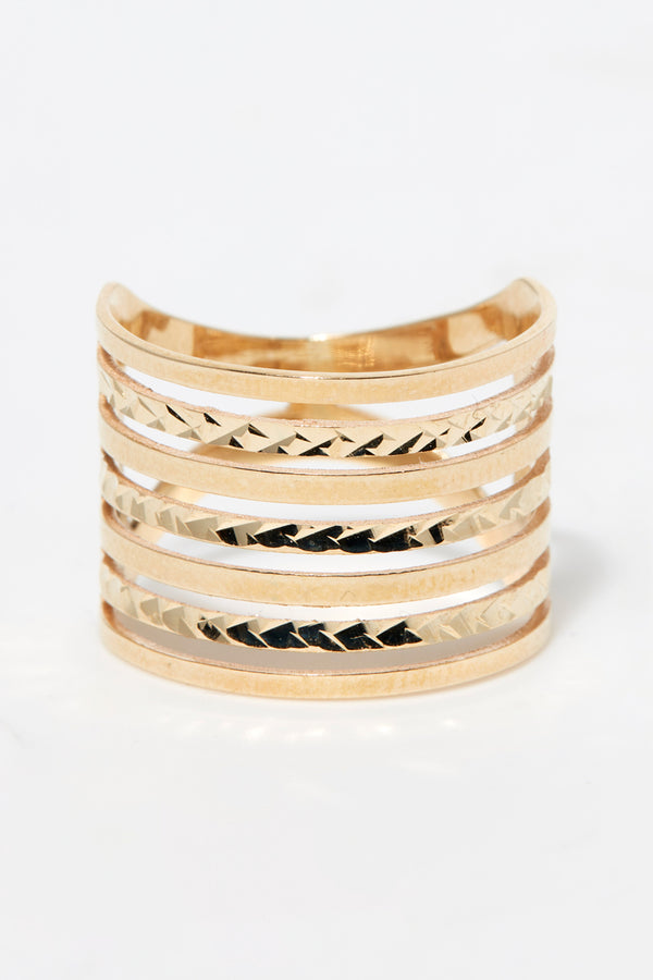 Anillo "Eleonora" - Oro amarillo 375/1000
