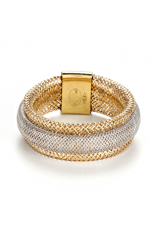 375/1000 Yellow Gold “Flamboyant Ring” Ring