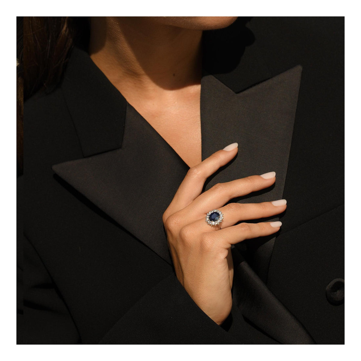 Bague "Soleil Bleu"