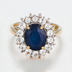 Bague "Soleil Bleu"