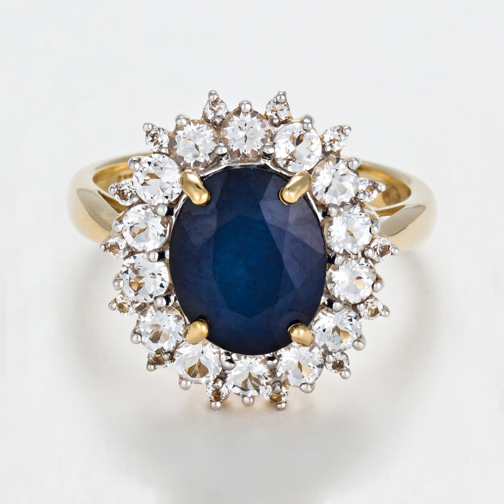 Anillo "Soleil Bleu"