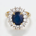 Bague "Soleil Bleu"