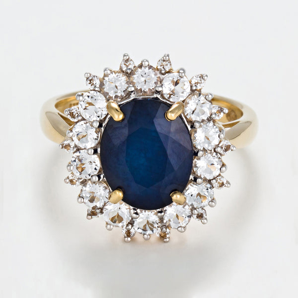 Bague "Soleil Bleu"