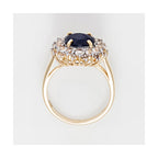 Anillo “Sol Azul” – Oro amarillo 375/1000