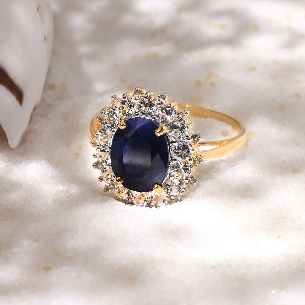 Anillo "Soleil Bleu"