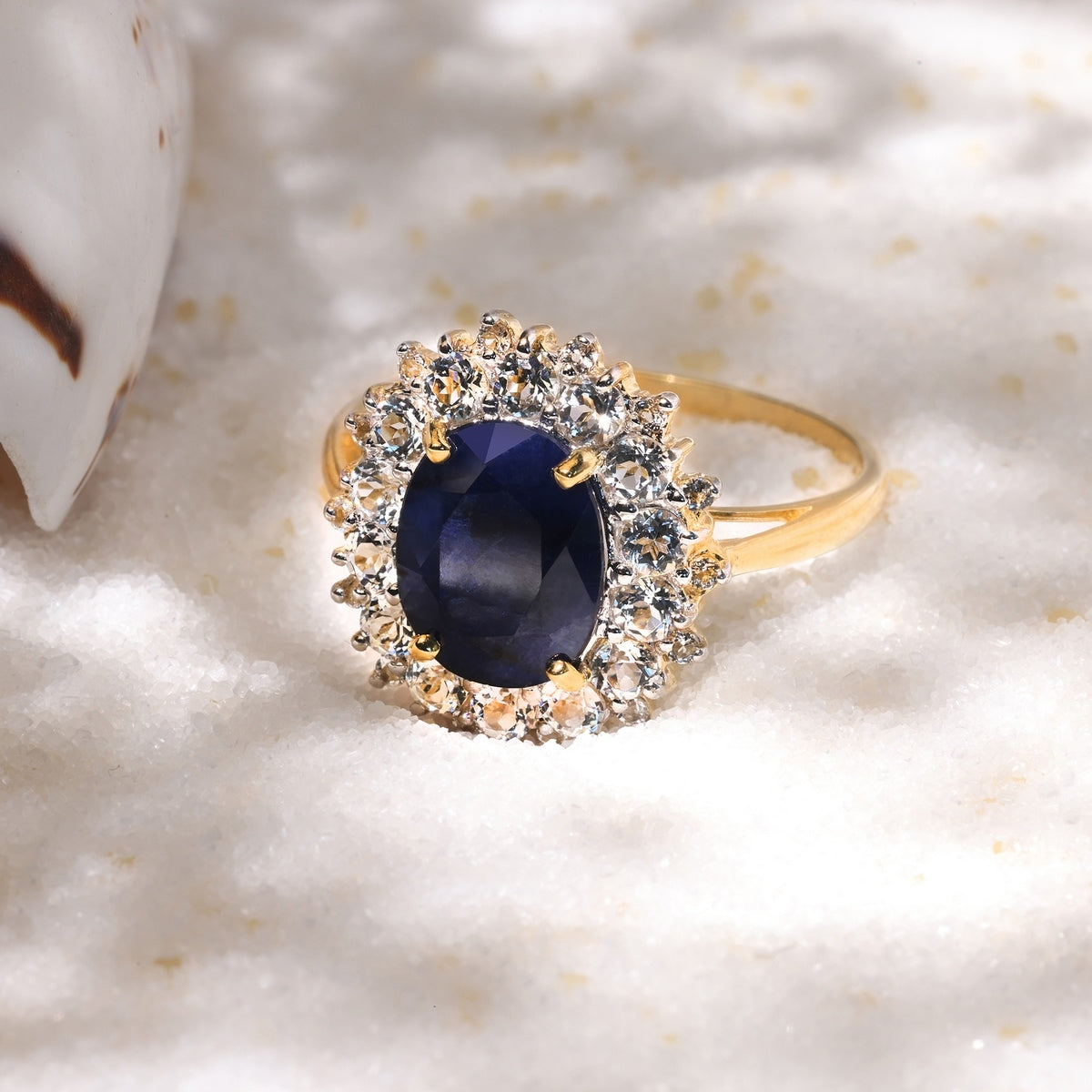 Anillo "Soleil Bleu"