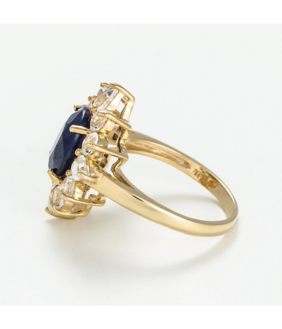 "Asty" Ring S3.50/1 Wt1.84/12 - 375/1000 Yellow Gold