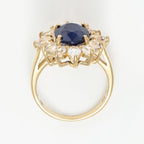 "Asty" Ring - S3.50/1 Wt1.84/12 - Yellow Gold