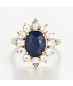 "Asty" Ring S3.50/1 Wt1.84/12 - 375/1000 Yellow Gold