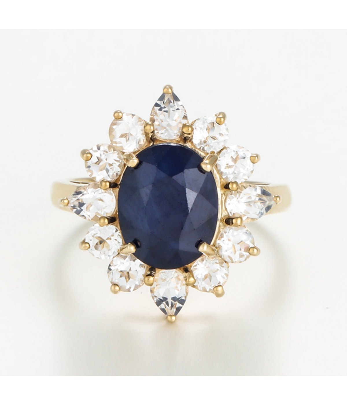 "Asty" Ring S3.50/1 Wt1.84/12 - 375/1000 Yellow Gold
