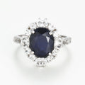 "Palaia" Ring S3.50/1 Wt1.448/20 - 375/1000 White Gold