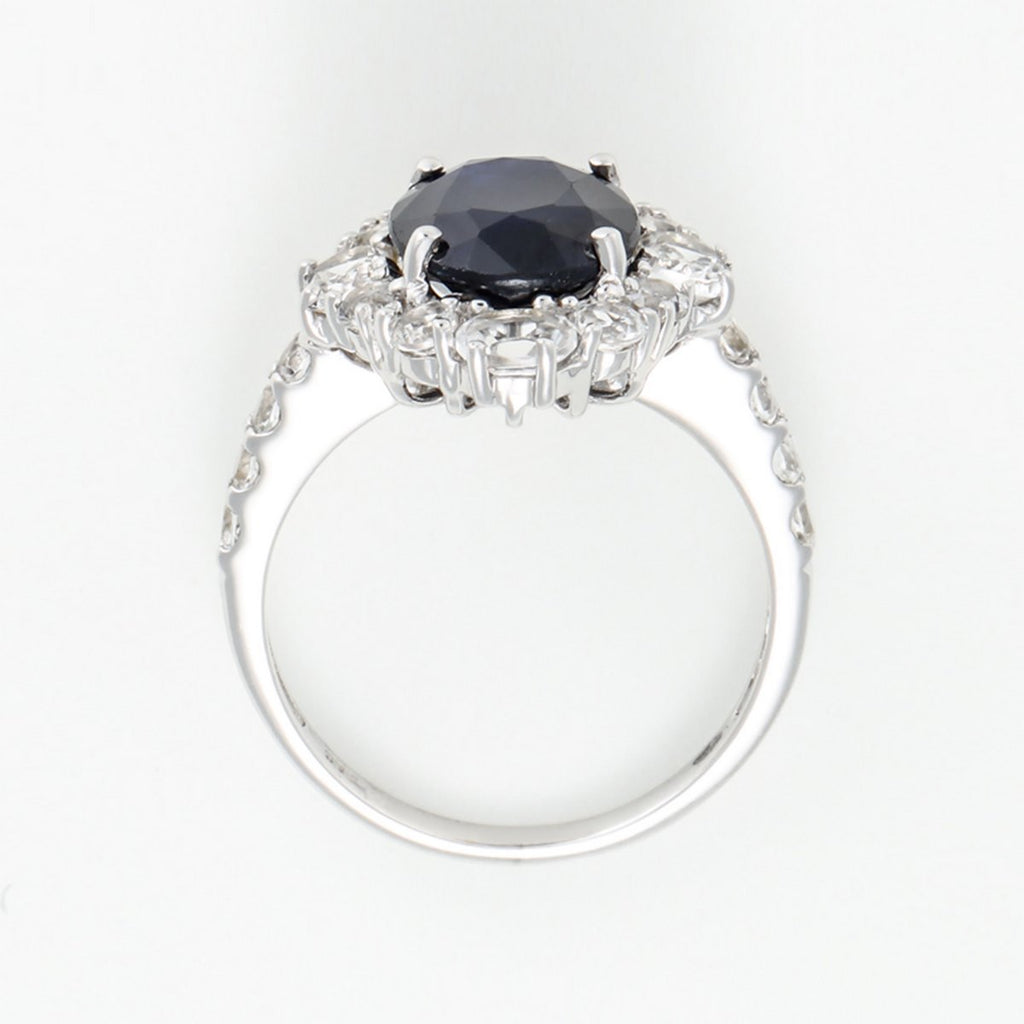"Palaia" Ring S3.50/1 Wt1.448/20 - 375/1000 White Gold
