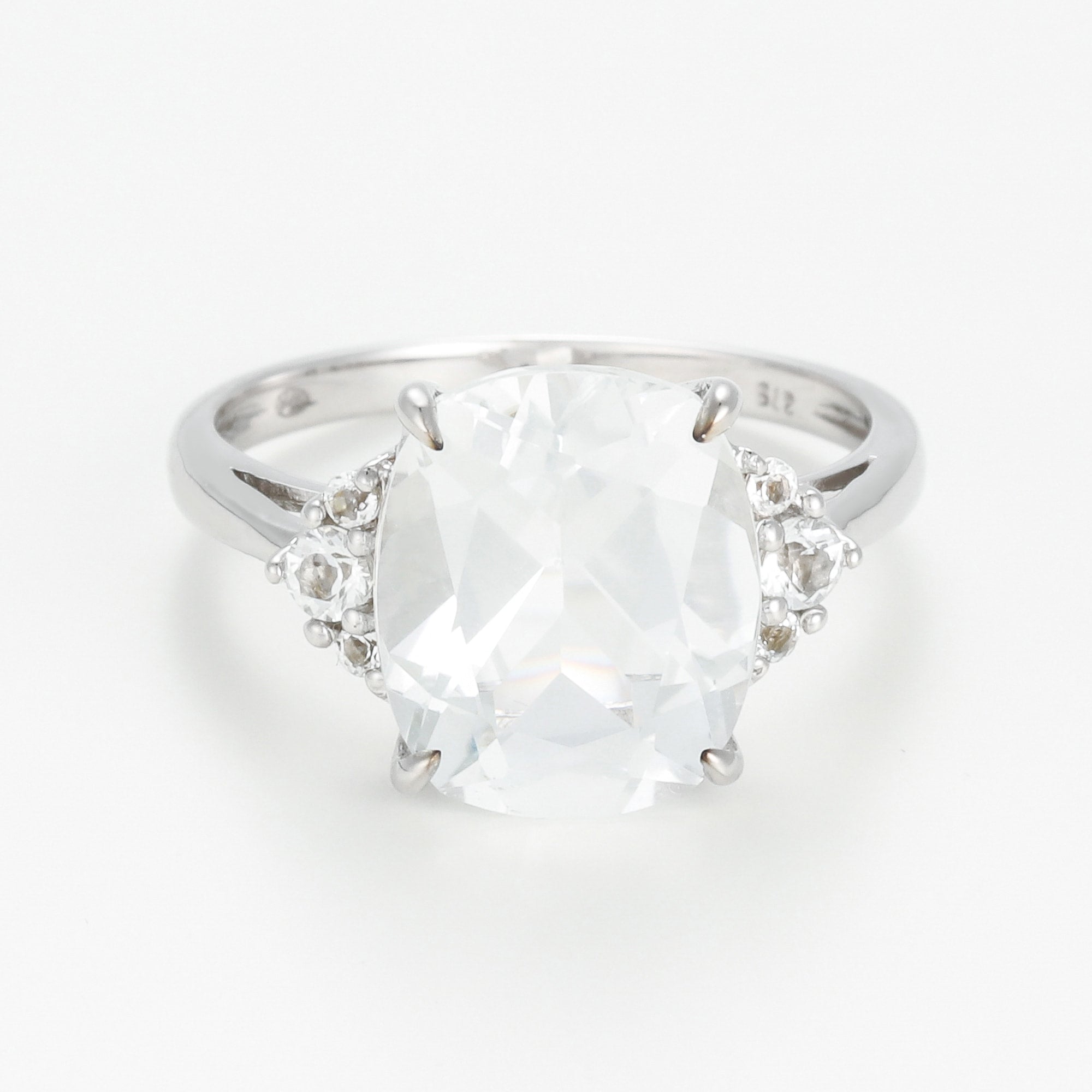 "Elif" Ring Wt5.94/7 - 375/1000 White Gold