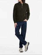 Pull 1/2 Zip - Algue - Homme