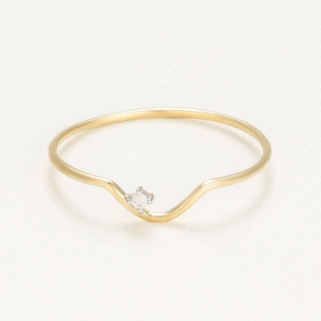 Anillo "Pudeur" Diamantes 0,01Ct/1