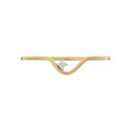 Anillo "Modesty" D0.01Ct/1 - Oro amarillo 375/1000