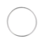 Bague "Alliance Humilité" D0,02Ct/5 - Or Blanc 375/1000