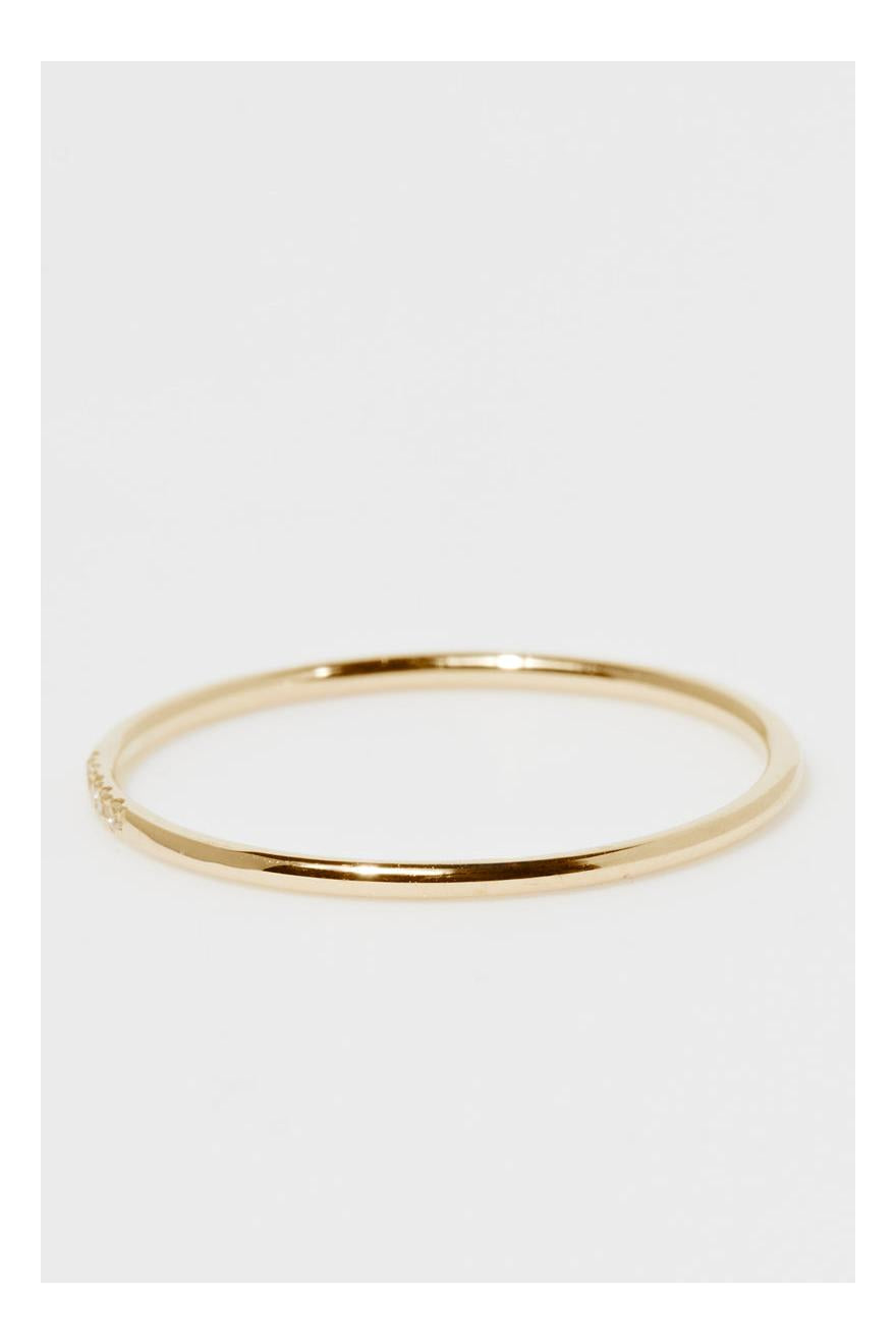 Pierścionek "Obrączka Humilité" Diamenty 0,02 ct/5