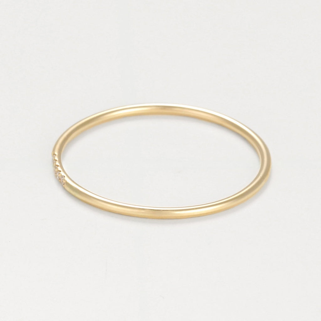 “Alliance Humility” Ring Diamonds 0.02Ct/5 – Yellow Gold