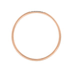 Ring "Alliance Humility" D0.02Ct/5 - 375/1000 Rose Gold
