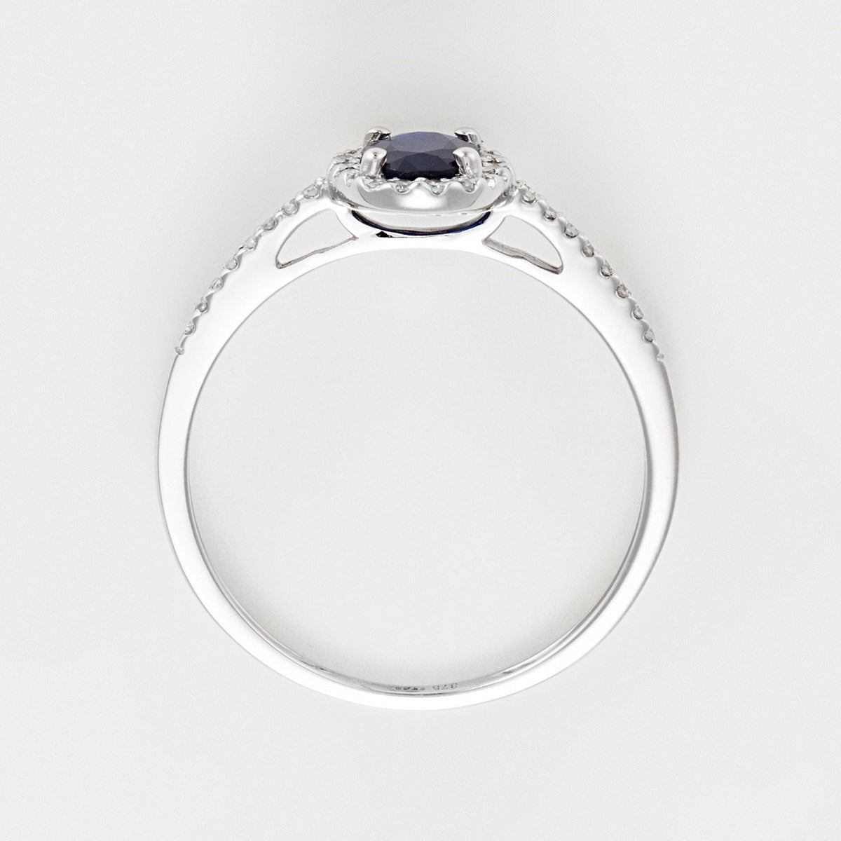 “Royal Blue” Ring Diamonds 0.1/32 Sapphire 0.74/1 – White Gold