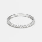 Bague "Mon Alliance" D0,23/67 - Or Blanc 375/1000