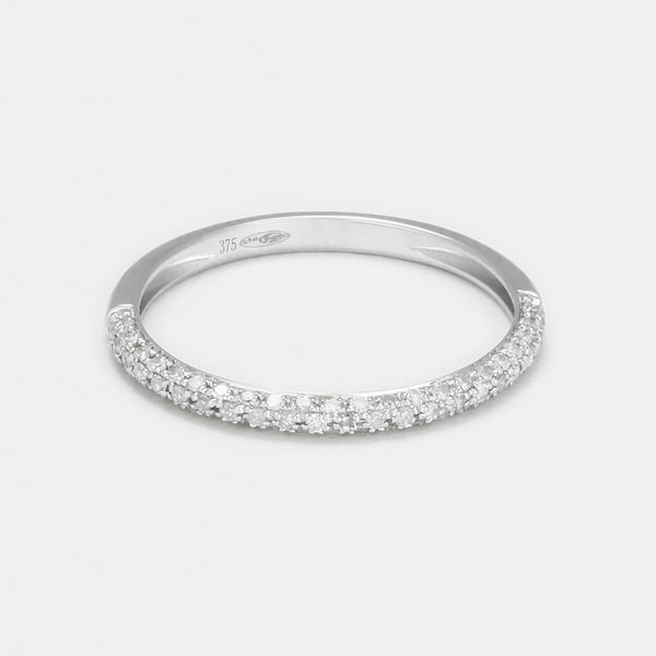 Anillo "Mi Alianza" D0.23/67 - Oro blanco 375/1000