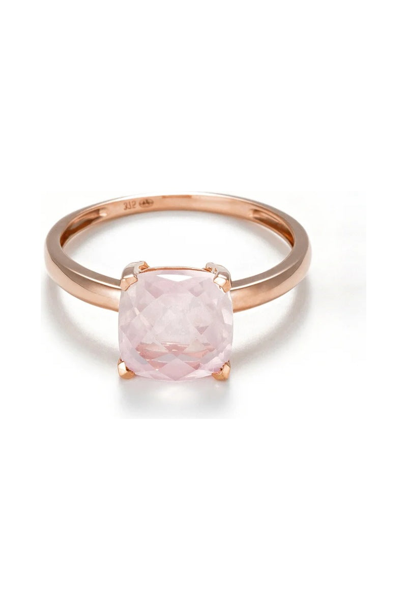 Ring „Quartz Unique“ Rosenquarz 2,10 ct/1