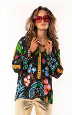 Camicia Bonaventure Herborium Nero