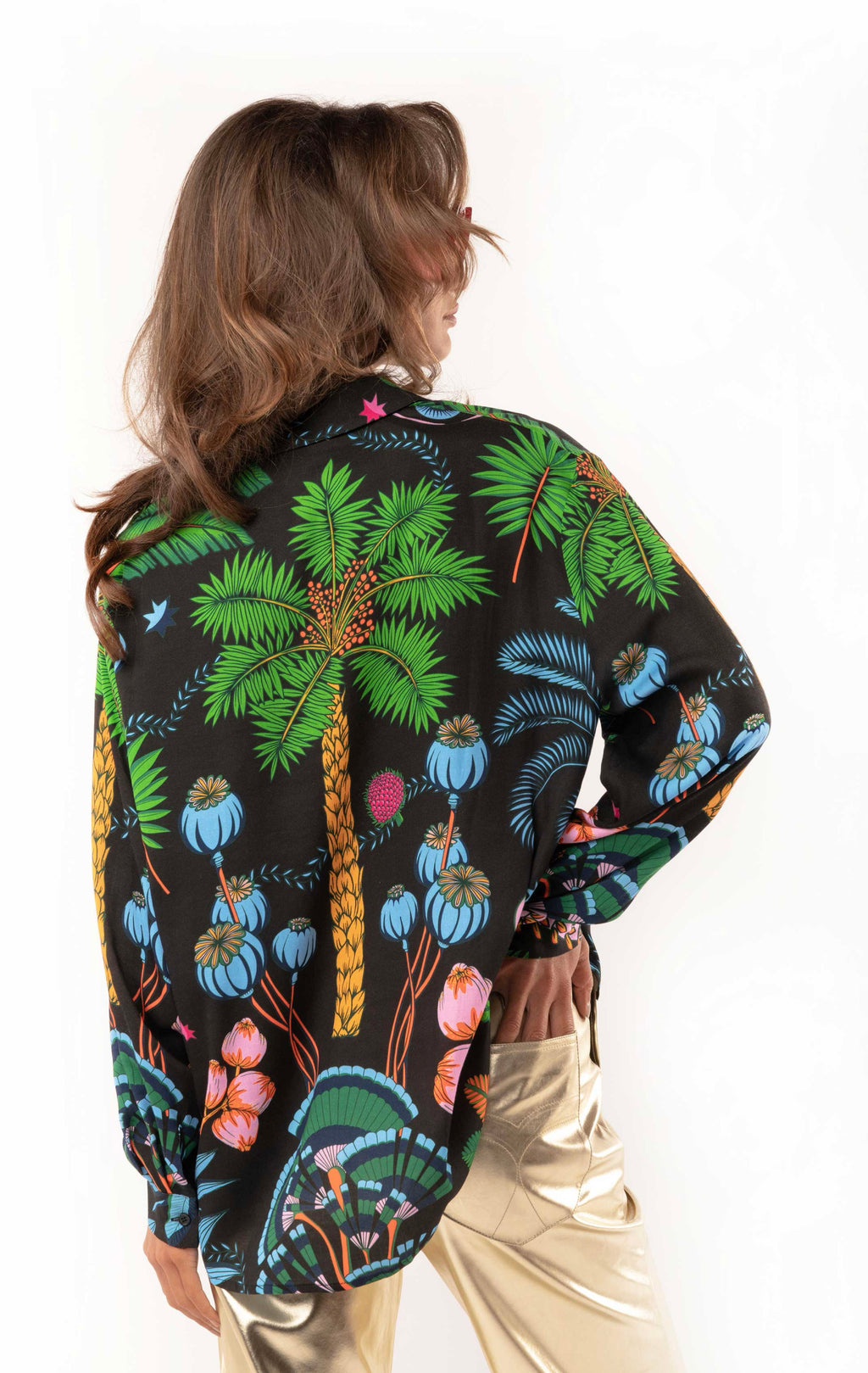 Camicia Bonaventure Herborium Nero
