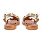 Couleur Pourpre - Bondo Sandals - Gold